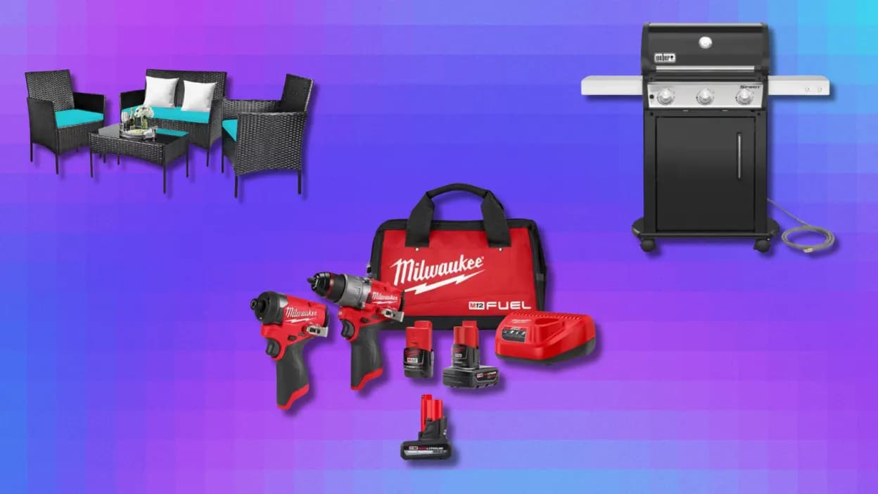 Save big on power tools, outdoor furniture, more at The Home Depot's Spring Black Friday Sale